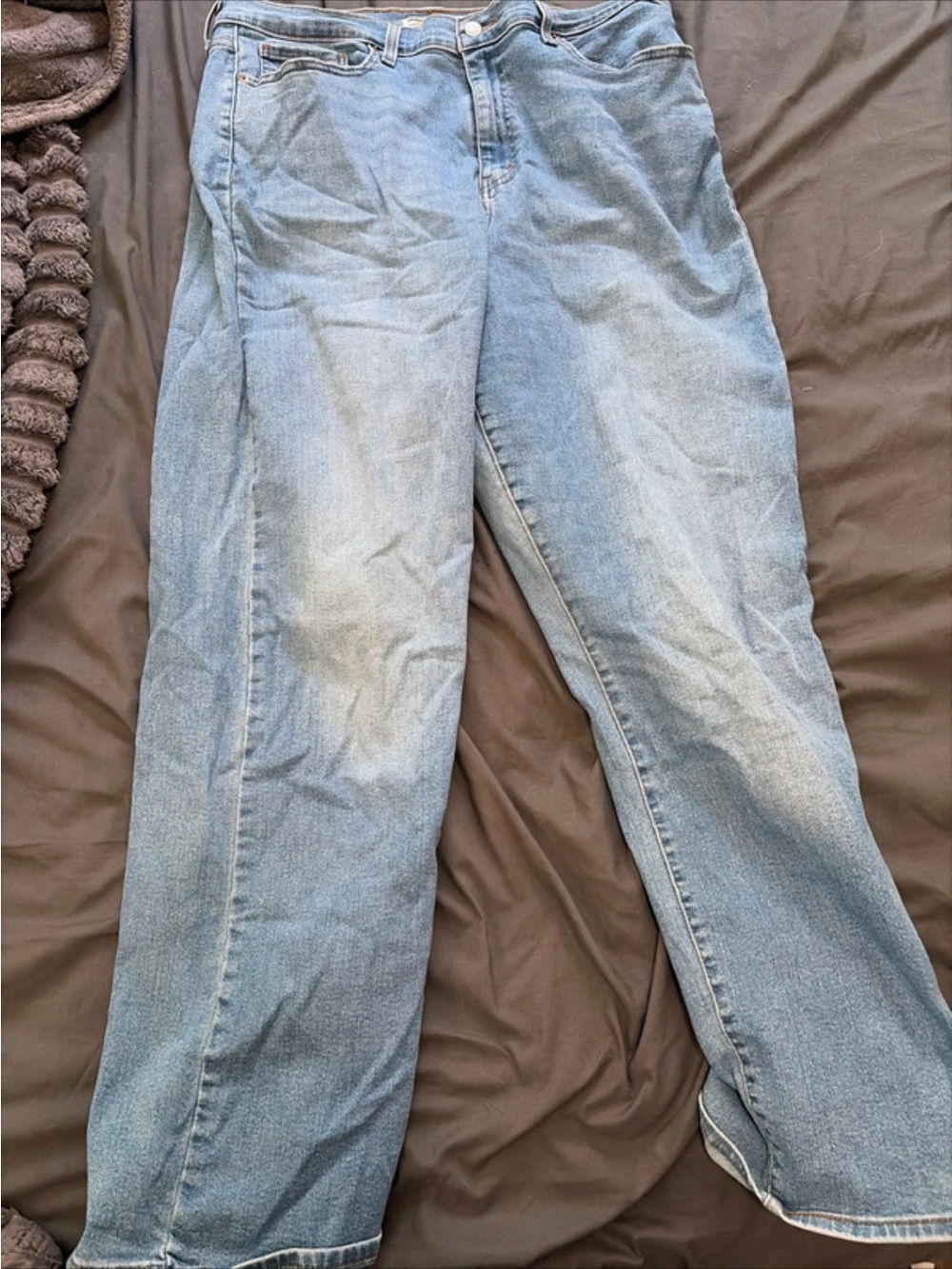 Signature by Levi Strauss Light Blue Straight-Leg Jeans